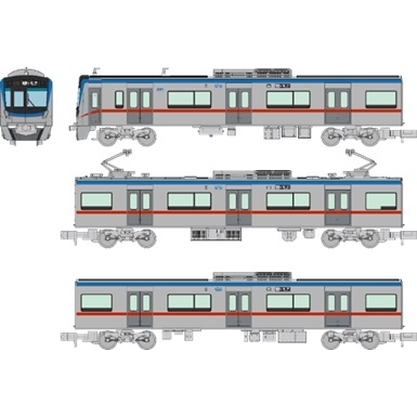 【フィギュア】鉄コレ 鉄道コレクション 京成電鉄 80000形 3両セット 1/150
