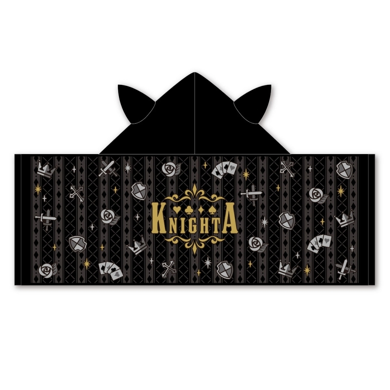 【グッズ-タオル】Knight A - 騎士A - 猫耳フードタオル