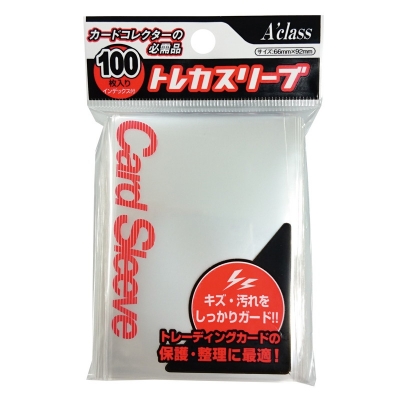 【グッズ-カードケース】アクラス トレカスリーブ トウメイ(100枚)