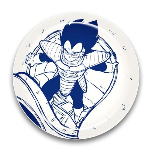 グッズ 皿 ドラゴンボールz 陶磁器絵皿 セラミックプレート 2 ベジータ アニメイト