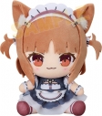 【グッズ-ぬいぐるみ】ネコぱら セカイコネクト ちょこぷに ぬいぐるみ アズキの画像