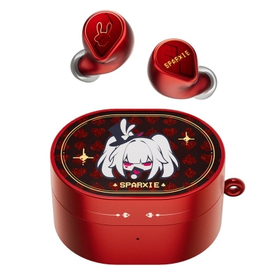 【グッズ-オーディオアクセサリー】火花【崩壊:スターレイル】 x MOONDROP リアルタイム適応型ノイズキャンセリング ミニHi-Fi完全ワイヤレスBluetoothイヤホン