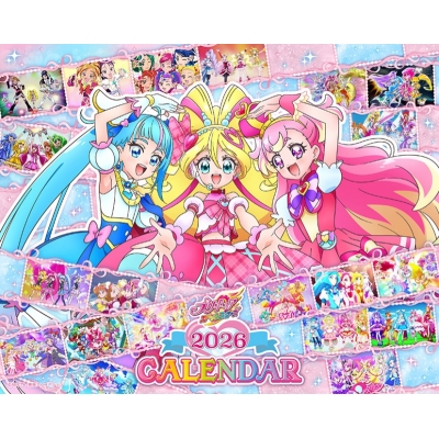 【カレンダー】プリキュアオールスターズ CL-016 2026 プリキュアオールスターズ 卓上カレンダー