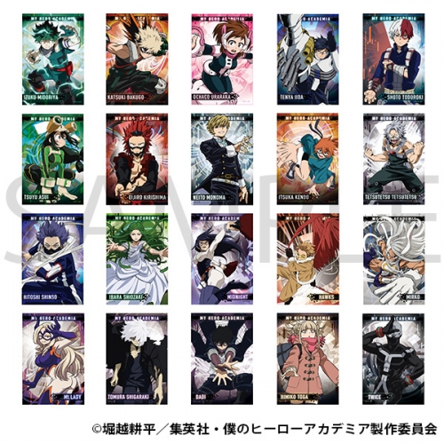 グッズ ポストカード 僕のヒーローアカデミア メタルポストカードコレクション アニメイト