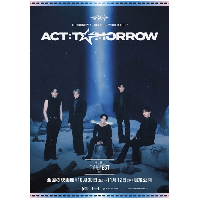 【チケット】『HYBE CINE FEST2026』 TOMORROW X TOGETHER WORLD TOUR ‘ACT : TOMORROW’ ムビチケカード