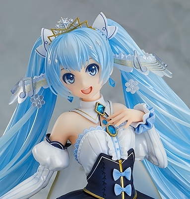 美少女フィギュア キャラクター ボーカル シリーズ01 初音ミク 雪ミク Snow Princess Ver 1 7 完成品フィギュア アニメイト