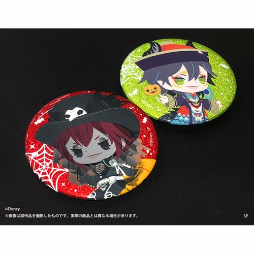 グッズ セットもの ディズニー ツイステッドワンダーランド アクリルキーホルダー 缶バッジセット Halloween Ver 22 フロイド リーチ アニメイト