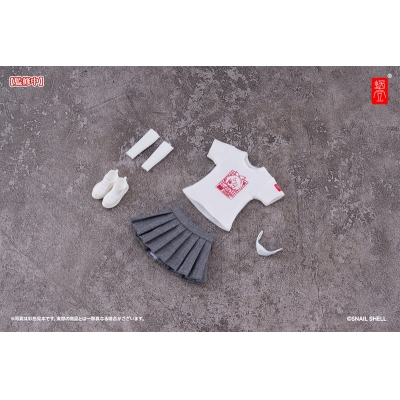 【フィギュア-パーツ】スネイルシェルスタッフユニフォーム(ホワイト) ドール服セット 完成品オプションパーツ