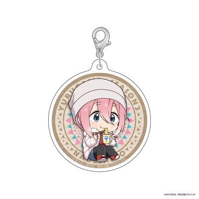 【グッズ-キーホルダー】ゆるキャン カップ麺シリーズ アクリルキーホルダー なでしこ【アクロス】