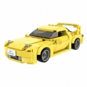 【フィギュア-キット】「頭文字D」 高橋啓介 RX7-FD3S(黄) ブロックキット【再販】の画像