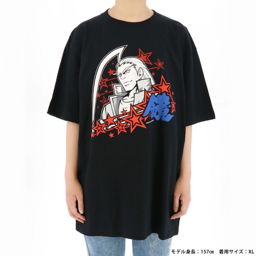 グッズ ｔシャツ 押忍 番長3 Tシャツ 鏡 慶志郎 黒 M アニメイト