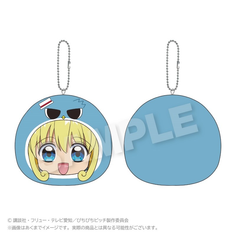 【グッズ-キーホルダー】TVアニメ『ぴちぴちピッチ』 まるめいつクッションキーホルダー るちあ