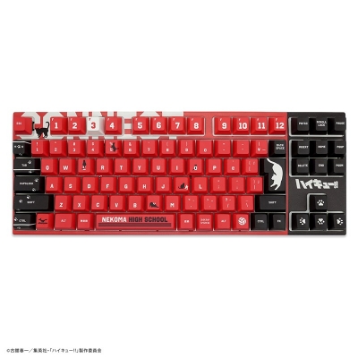 【グッズ-電化製品】ハイキュー!! × ふもコレ キーボード 音駒高校モデル 日本語配列 VARMILO×Kailh Prestige Silent軸