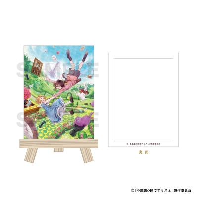 【グッズ-置きもの】映画「不思議の国でアリスと」 ミニキャンバス/ティザービジュアル