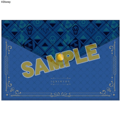 【グッズ-ポーチ】ディズニー ツイステッドワンダーランド フラットケース イグニハイド