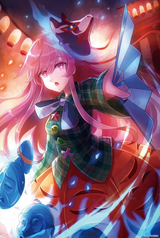 グッズ-タペストリー】東方Project B2タペストリー 34 秦こころ illust タペストリーkokoro