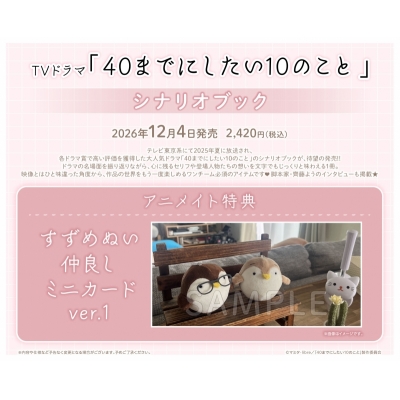 【その他(書籍)】TVドラマ「40までにしたい10のこと」シナリオブック