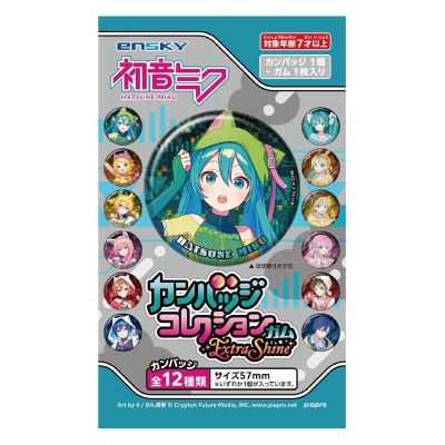 【グッズ-食品】初音ミク カンバッジコレクションガムExtra Shine