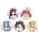 【グッズ-バッチ】デート・ア・ライブⅤ 描き下ろしトレーディング缶バッジ(牛柄水着/グリッター)の画像