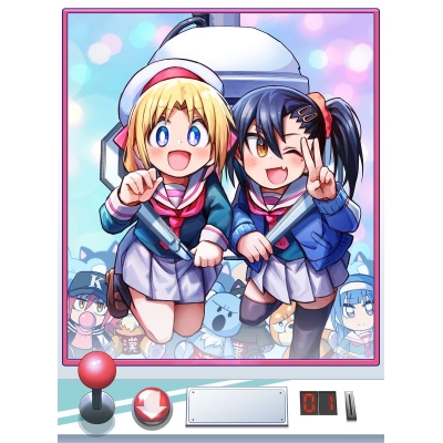 【airavalky還元版(20%)】【Blu-ray】TV ゲーセン少女と異文化交流 Blu-ray BOX 上巻【Blu-ray】