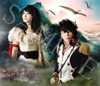主題歌】TV 革命機ヴァルヴレイヴ 2ndシーズン OP「革命デュアリズム 革命機ヴァルヴレイヴ非売品特典ポスター水樹奈々×TMRevolution