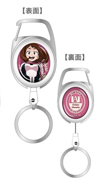 グッズ キーホルダー 僕のヒーローアカデミア カラビナキーリール03 麗日お茶子 アニメイト