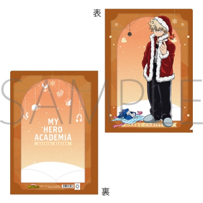【グッズ-クリアファイル】僕のヒーローアカデミア クリアファイル/メリれ!クリスマス! 爆豪【再販】