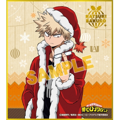 【グッズ-色紙】僕のヒーローアカデミア 箔押しミニ色紙コレクション/メリれ!クリスマス!【再販】