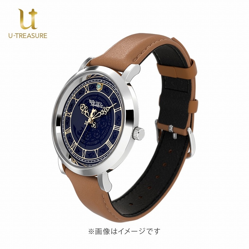 【グッズ-時計】クイズRPG 魔法使いと黒猫のウィズ 腕時計 －7th Anniversary－ ブラウン アリエッタ・トワ