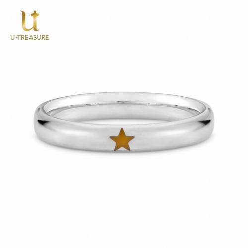 グッズ 指輪 Tvアニメ 美少年探偵団 イメージリング K10ホワイトゴールド 足利 飆太 樹脂 イエロー 17号 アニメイト