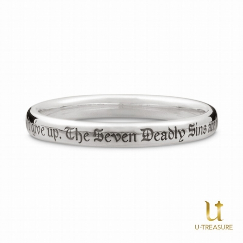 グッズ 指輪 七つの大罪 憤怒の審判 メッセージリング マーリン シルバー 18号 アニメイト