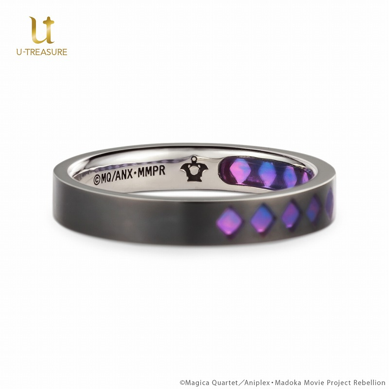 グッズ 指輪 劇場版 魔法少女まどか マギカ 新編 叛逆の物語 悪魔ほむら イメージリング シルバー ブラックコーティング 15号 アニメイト