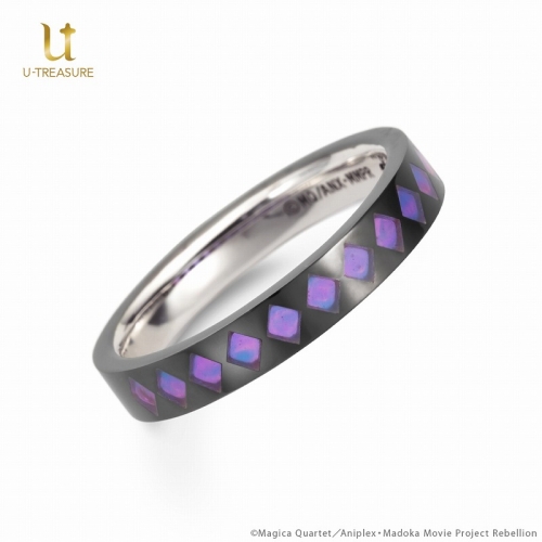 グッズ 指輪 劇場版 魔法少女まどか マギカ 新編 叛逆の物語 悪魔ほむら イメージリング シルバー ブラックコーティング 18号 アニメイト