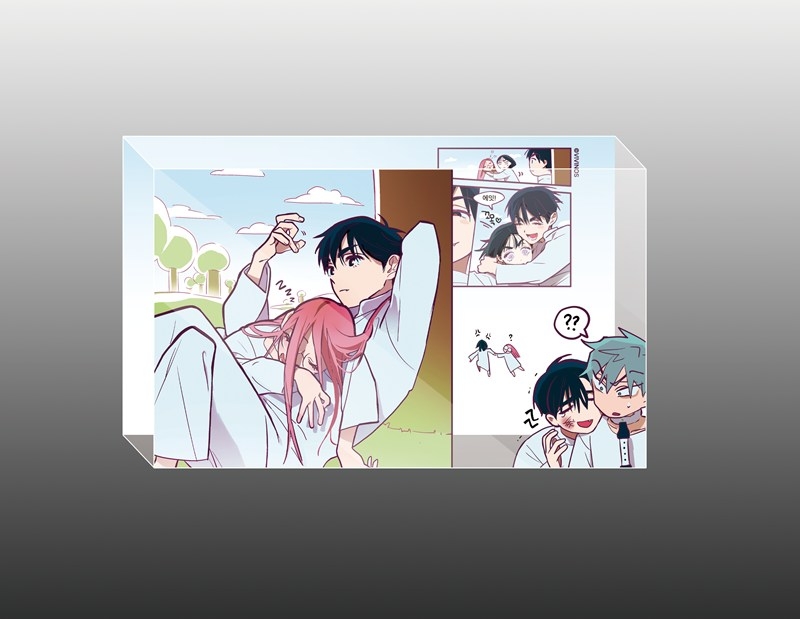 【グッズ-置きもの】ALIEN STAGE バニステ_アクリルブロック_アナクト01