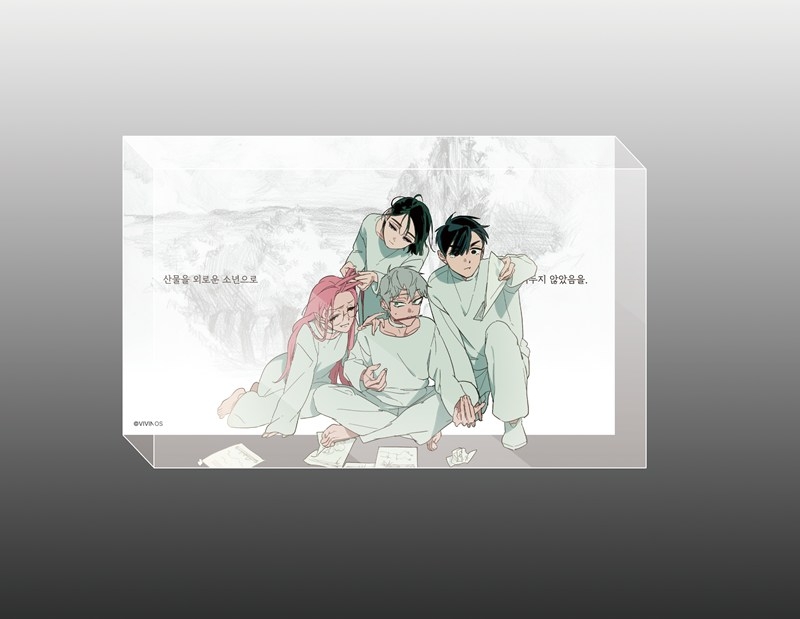 【グッズ-置きもの】ALIEN STAGE バニステ_アクリルブロック_アナクト02