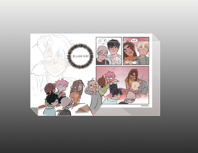 【グッズ-置きもの】ALIEN STAGE バニステ_アクリルブロック_俳優AU