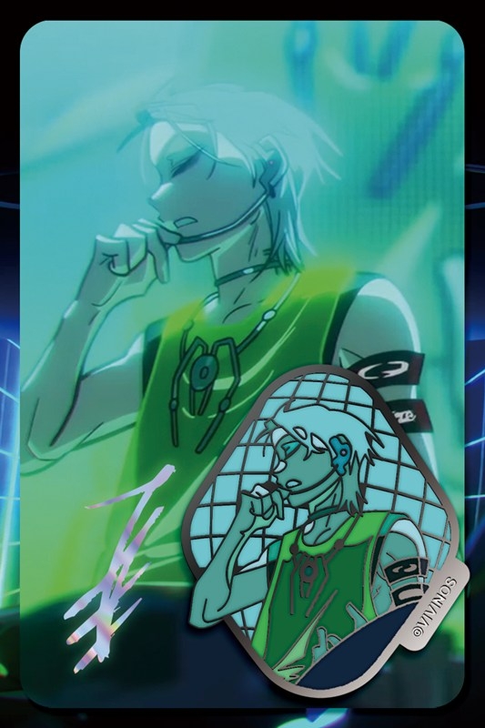 【グッズ-セットもの】ALIEN STAGE バニステ_金属バッジ&フォトカードセット(TILL.ver)