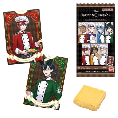 【グッズ-食品】ディズニー ツイステッドワンダーランド カードソフトクッキー