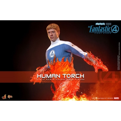 【アクションフィギュア】ムービー・マスターピース ファンタスティック4:ファースト・ステップ ヒューマン・トーチ 1/6