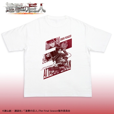 【グッズ-Tシャツ】進撃の巨人 Space A la mode T-shirt Collection エレン/M