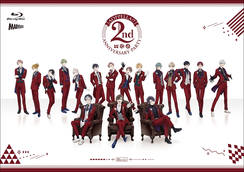 【Blu-ray】イベント アオペラ-aoppella!?- 2nd Anniversary Party 通常版 特製56㎜ホロ缶バッチ付