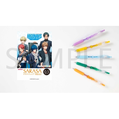 アルゴナビスグッズ サラサクリップ カラーボールペン あつまれ たぬきの森 アルゴナビスグッズ サラサクリップ カラーボールペン あつまれ たぬきの森