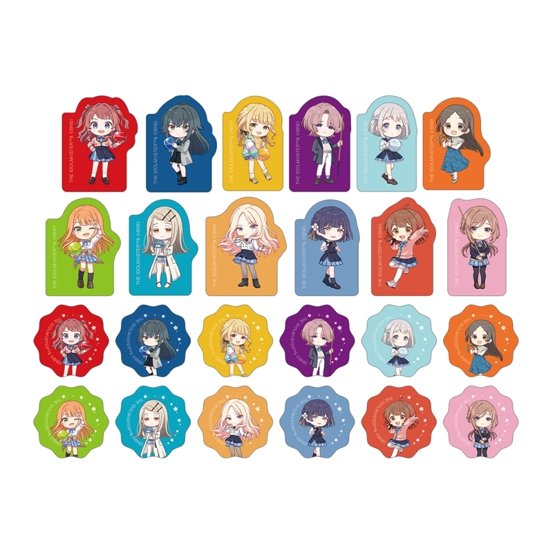 【グッズ-シール】学園アイドルマスター 集合 ちびキャラ 放課後のお出かけver. フレークシール
