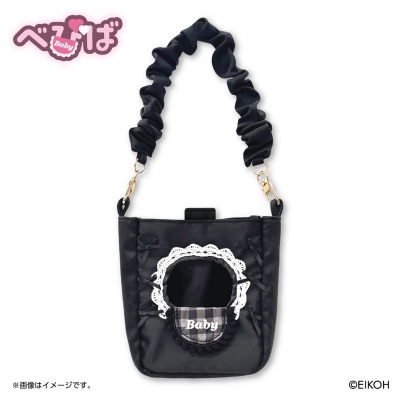 【グッズ-バッグ】ノンキャラ べびば(black)