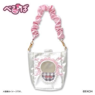 【グッズ-バッグ】ノンキャラ べびば(white)