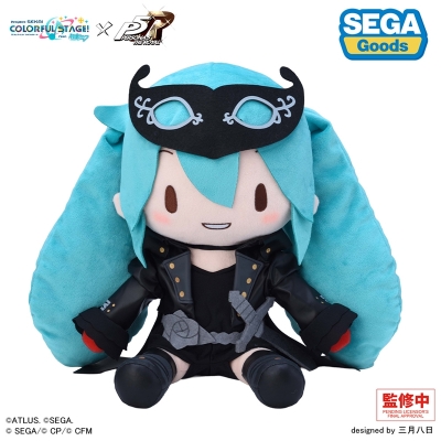 【グッズ-ぬいぐるみ】プロジェクトセカイ カラフルステージ! feat. 初音ミク×ペルソナ5 ザ・ロイヤル ふわぷち ぬいぐるみ 初音ミク(L)
