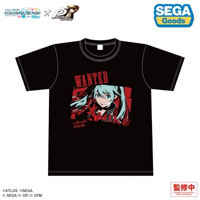 【グッズ-Tシャツ】プロジェクトセカイ カラフルステージ! feat. 初音ミク×ペルソナ5 ザ・ロイヤル グラフィックTシャツ 初音ミク