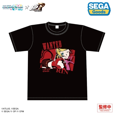 【グッズ-Tシャツ】プロジェクトセカイ カラフルステージ! feat. 初音ミク×ペルソナ5 ザ・ロイヤル グラフィックTシャツ 鏡音リン