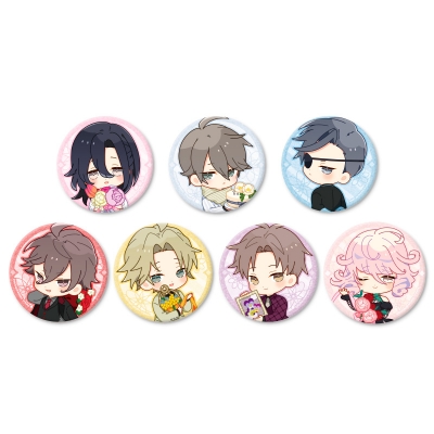【グッズ-バッチ】『華アワセ 朔』津田コヨリ先生SDイラスト缶バッジBOX(7個セット)