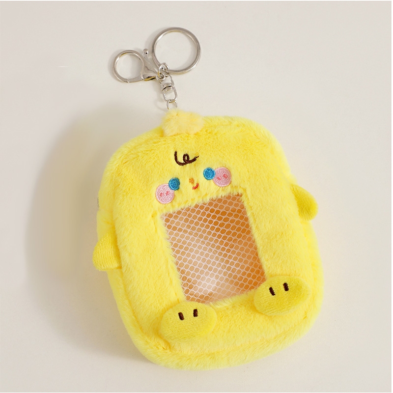 【グッズ-ポーチ】ノンキャラオリジナル ポーチ型トレカケース/ひよこ(イエロー)【G.triGer】